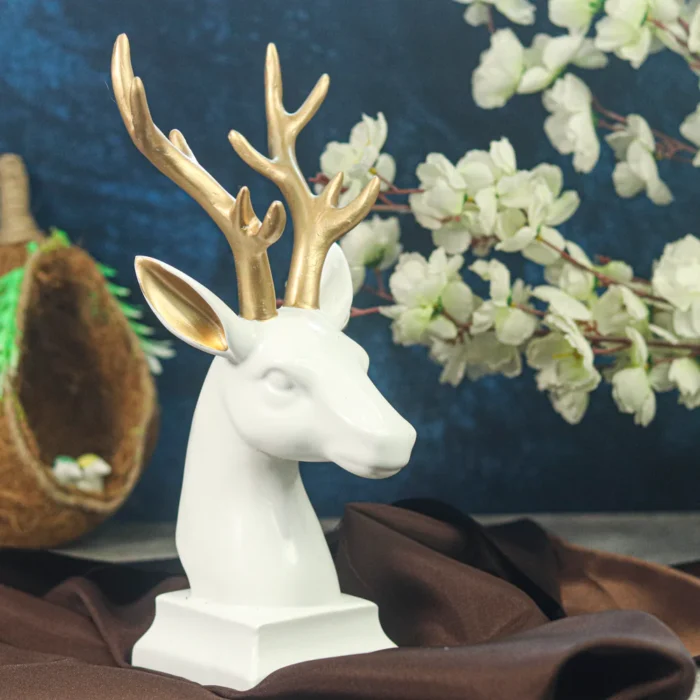 Reindeer Resin Sculpture Modern Art
