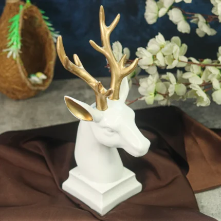Reindeer Resin Sculpture Modern Art showpiece