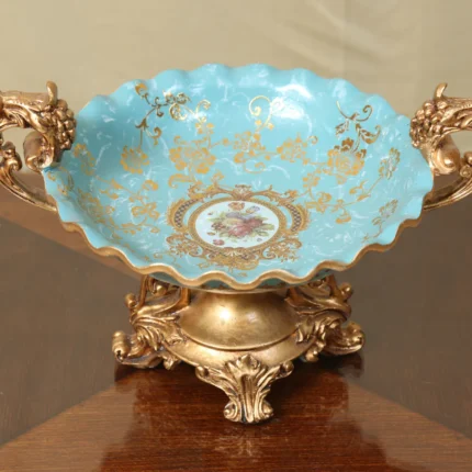 Turquoise Chalice porcelain