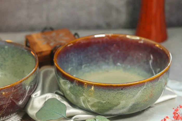 best ceramic Rusted Sangria Serving Bowl - Red Rusted