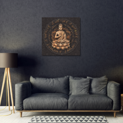 Buddha Glass Print