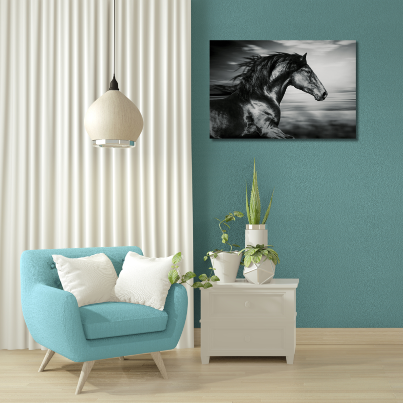 Galloping Horse glass Print