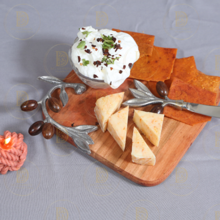Wood Olive Cheese Platter Size 8"X8" Inch