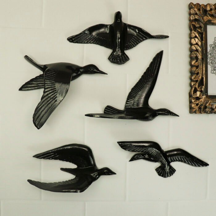 fortuitous metal white wall decor birds 12