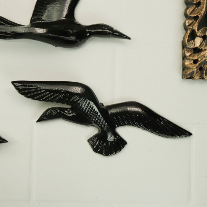 fortuitous metal white wall decor birds 8
