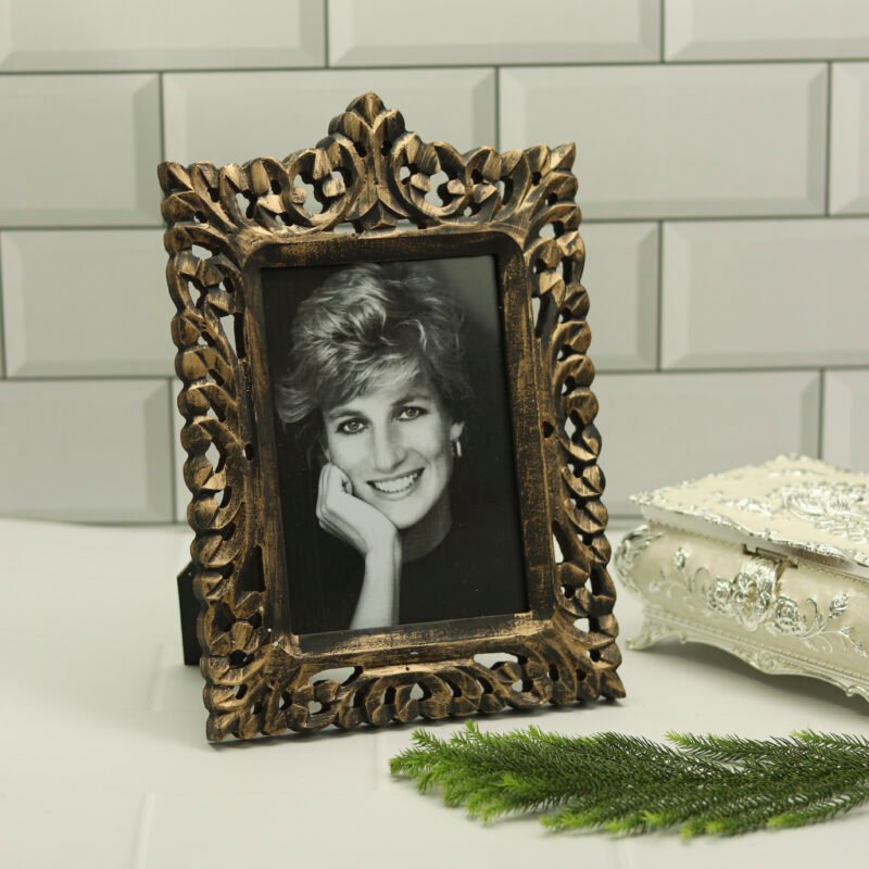 Wooden Carving Photo Frame
